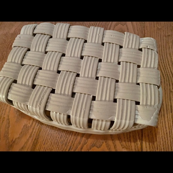 Parmentier Pottery White Basket - Picture 5 of 6